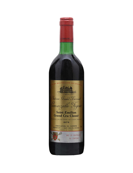 Château Grand Barrail Lamarzelle Figeac Saint-Emilion Grand Cru Classé 1973