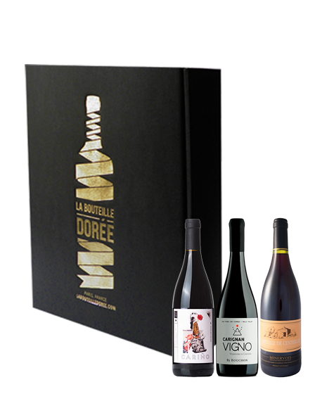 Coffret vin rouge Carignan 3 bouteilles