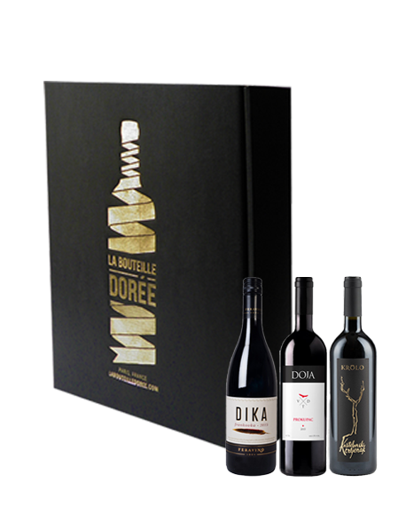 Coffret vin rouge Balkans 3 bouteilles