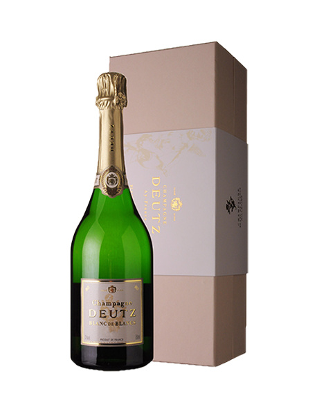 La Fine Bulle - Blanc de Blancs, Brut, Blanc - Champagne Deutz Coffret  Amour de Deutz Brut 2011 + Deux Flûtes