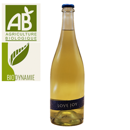 Athénaïs de Béru Love Joy Effervescent Méthode Ancestrale Bio et Biodynamie