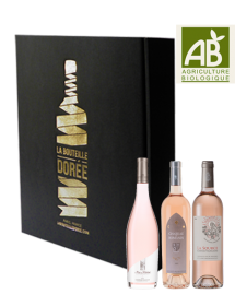 Coffret vin rosé Découverte Agriculture Biologique 3 bouteilles