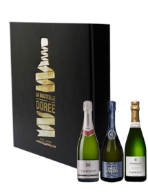 Coffret Champagne Nature Extra-Brut et Brut 3 bouteilles