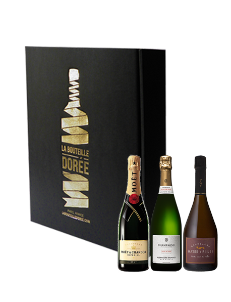 Coffret Champagne Blanc de noirs 3 bouteilles