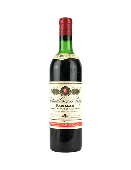 Château Croizet-Bages 5ème Grand Cru Classé Pauillac Rouge 1970