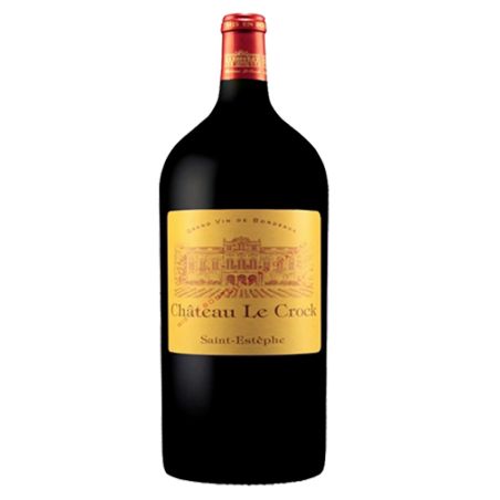 Château Le Crock Saint-Estèphe Rouge 2012 Impériale 6 litres - Caisse Bois d'origine d'1 Impériale