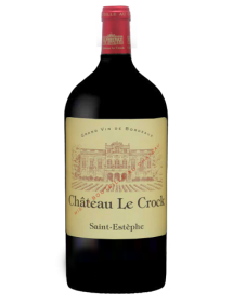 Château Le Crock Saint-Estèphe Rouge Double-Magnum - Caisse Bois d'origine