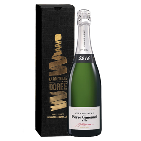 Champagne Gimonnet Gastronome Brut 1er Cru Blanc de blancs 2016 - Avec étui