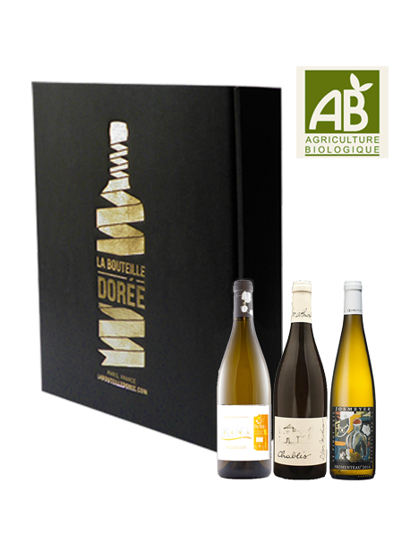 Coffret vin blanc Agriculture Biologique 3 bouteilles