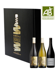 Coffret vin Rhône Découverte Rouge et Blanc 3 bouteilles - Agriculture biologique