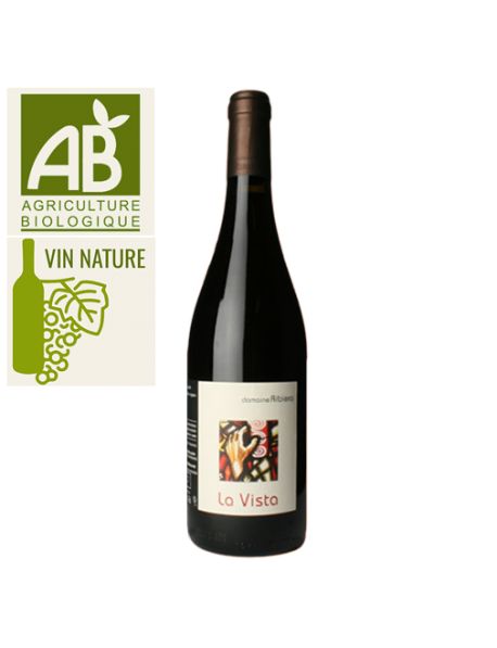 Domaine Ribiera La Vista Cinsault Vin de France Rouge - BIO et nature