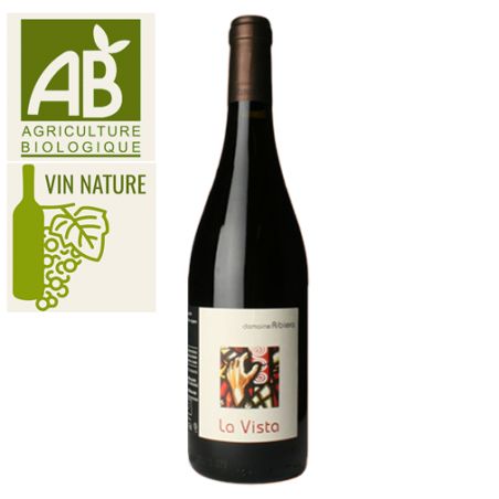Domaine Ribiera La Vista Cinsault Vin de France Rouge - BIO et nature