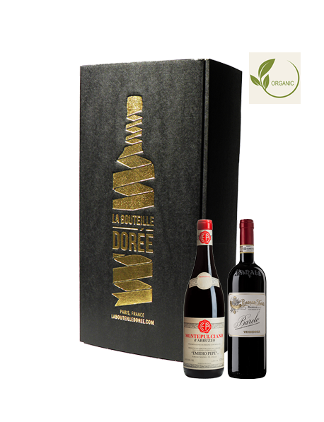 Coffret vin rouge Italie Prestige 2 bouteilles