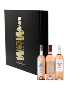 Coffret vin rosé d'ailleurs 3 bouteilles