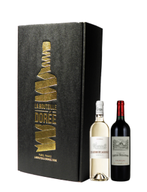 Coffret vin Bordeaux Rouge et Blanc Médoc 2 bouteilles