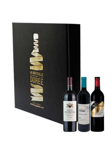 Coffret vin Bordeaux Graves Pessac-Léognan Rouge 3 bouteilles