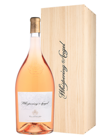 Château d'Esclans Côtes-de-Provence Whispering Angel Rosé Salmanazar 9 litres - Caisse Bois d'origine