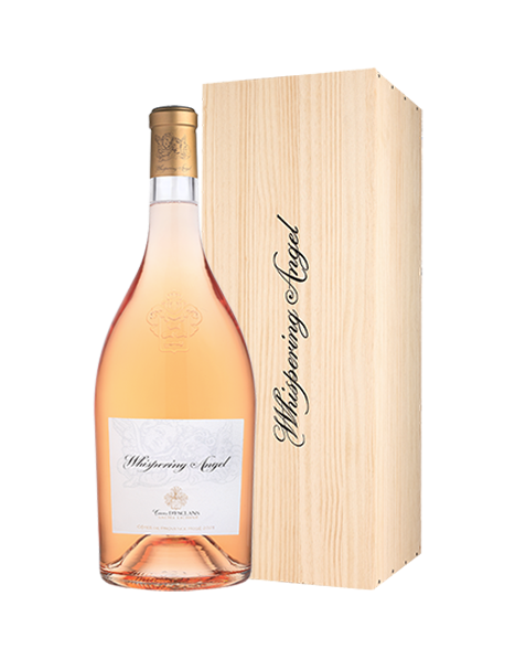 Château d'Esclans Côtes-de-Provence Whispering Angel Rosé Mathusalem 6 litres - Caisse Bois d'origine