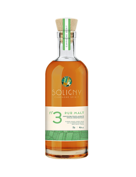 Whisky Soligny Le Chant du Coq N°3 Pur Malt France Champagne