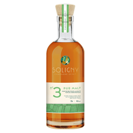 Whisky Soligny Le Chant du Coq N°3 Pur Malt France Champagne