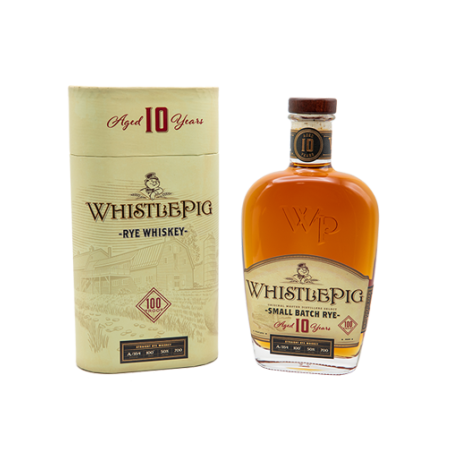 WhistlePig Small Batch Rye Whiskey 10 ans USA - Avec étui