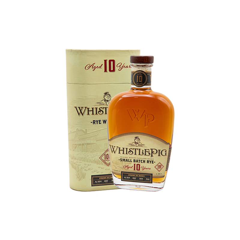 WhistlePig Small Batch Rye Whiskey 10 ans USA - Avec étui