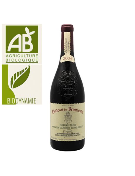 Château de Beaucastel Châteauneuf-du-Pape Rouge 2004 - Agriculture biologique et Biodynamie