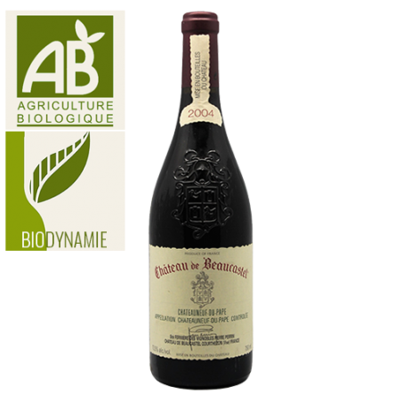 Château de Beaucastel Châteauneuf-du-Pape Rouge 2004 - Agriculture biologique et Biodynamie