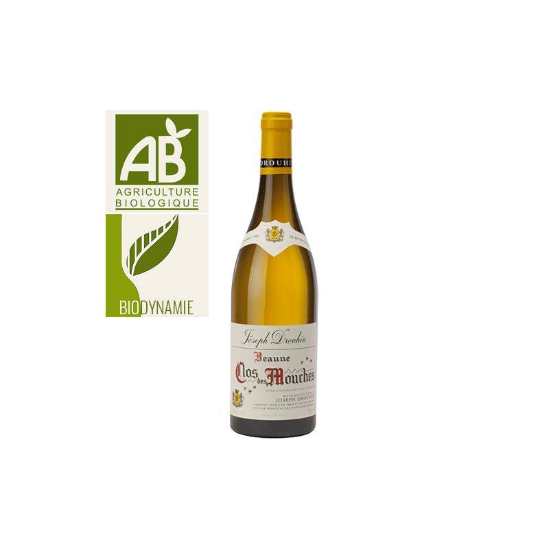Domaine Joseph Drouhin Beaune Clos des Mouches 1er Cru Blanc AB et Biodynamie