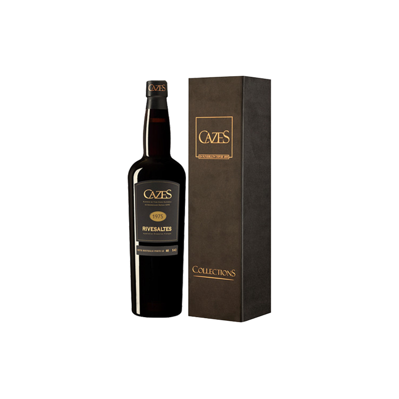 Maison Cazes Rivesaltes Rouge 1975