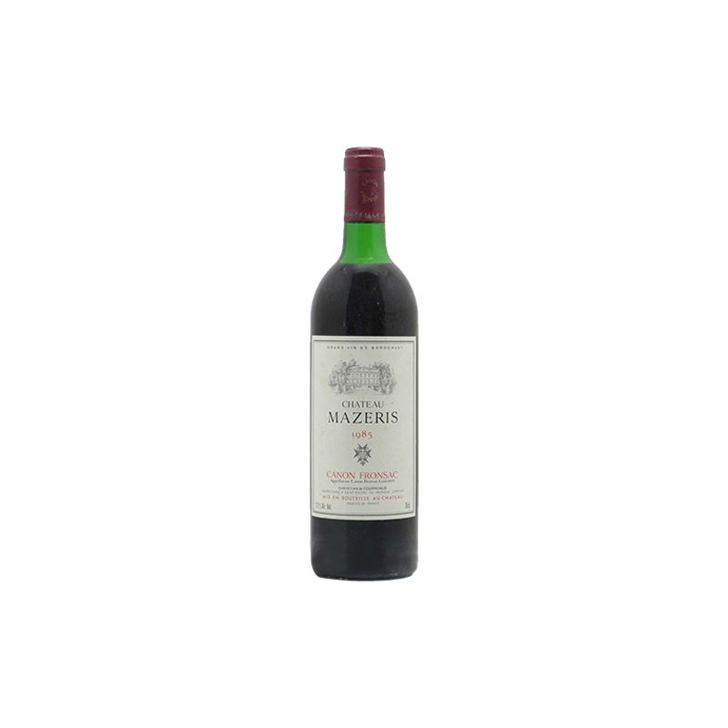 Château Mazeris Bellevue Canon Fronsac Rouge 1988