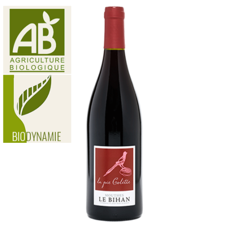 Domaine Mouthes Le Bihan Côtes-de-Duras La Pie Colette Rouge BIO