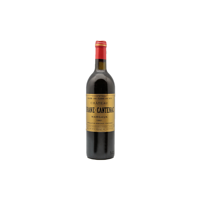 Château Brane-Cantenac Margaux 2ème Grand Cru Classé Rouge 1981
