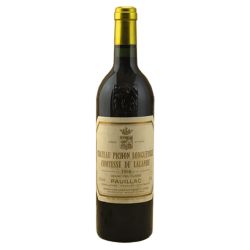 Château Pichon Longueville Comtesse de Lalande Pauillac 2ème Grand Cru Classé 1986