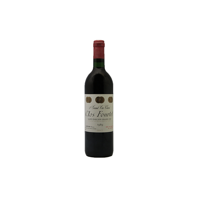 Clos Fourtet Saint-Emilion 1er Grand Cru Classé 1989