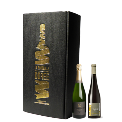Coffret Champagne et Vin Alsace rouge 2 bouteilles