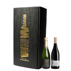 Coffret Champagne et Vin rouge Syrah 2 bouteilles
