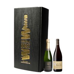 Coffret Champagne et Vin Bourgogne rouge 2 bouteilles