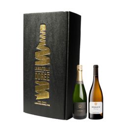 Coffret Champagne et Vin Bourgogne Blanc 2 bouteilles