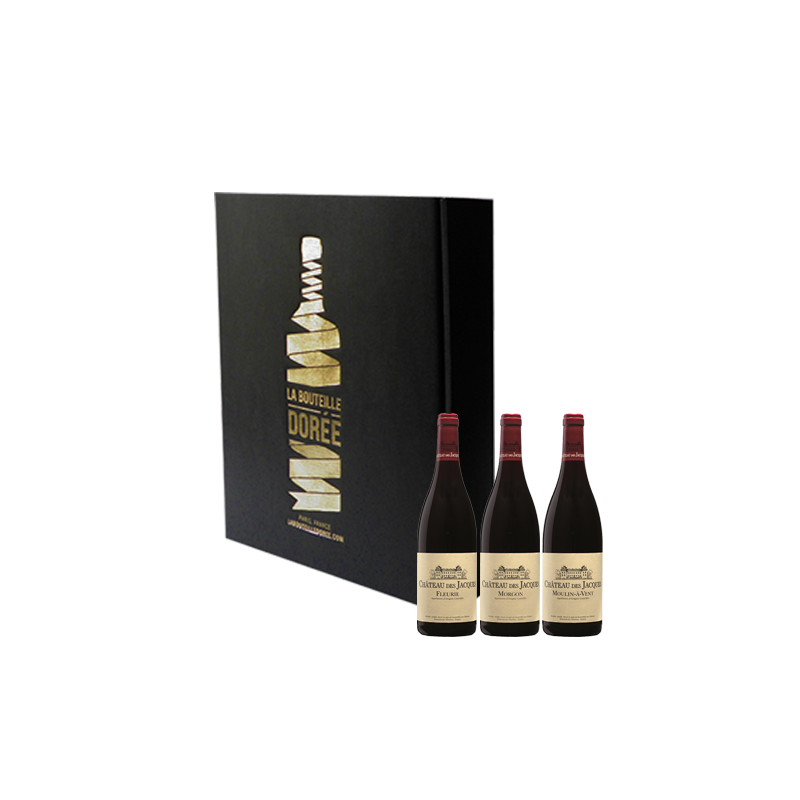 Coffret vin rouge Beaujolais 3 bouteilles