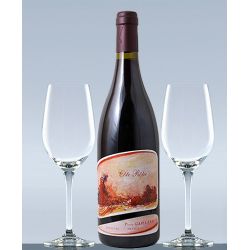 Coffret vin Côte-Rôtie et 2 verres de dégustation