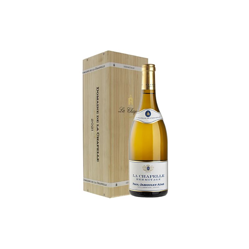 Paul Jaboulet Aîné Hermitage La Chapelle Blanc 2014 Magnum - Caisse bois