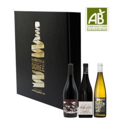 Coffret vin rouge et blanc Agriculture Biologique 3 bouteilles