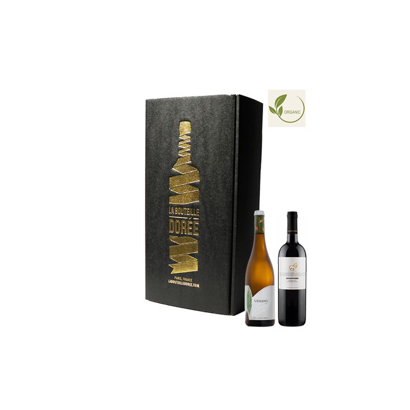 Coffret vin Grèce Agriculture Biologique 2 bouteilles