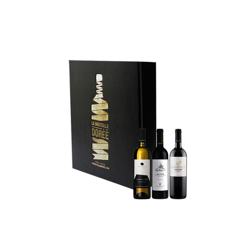 Coffret vin Grèce 3 bouteilles