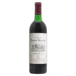 Château Mazeris Bellevue Canon Fronsac Rouge 1992