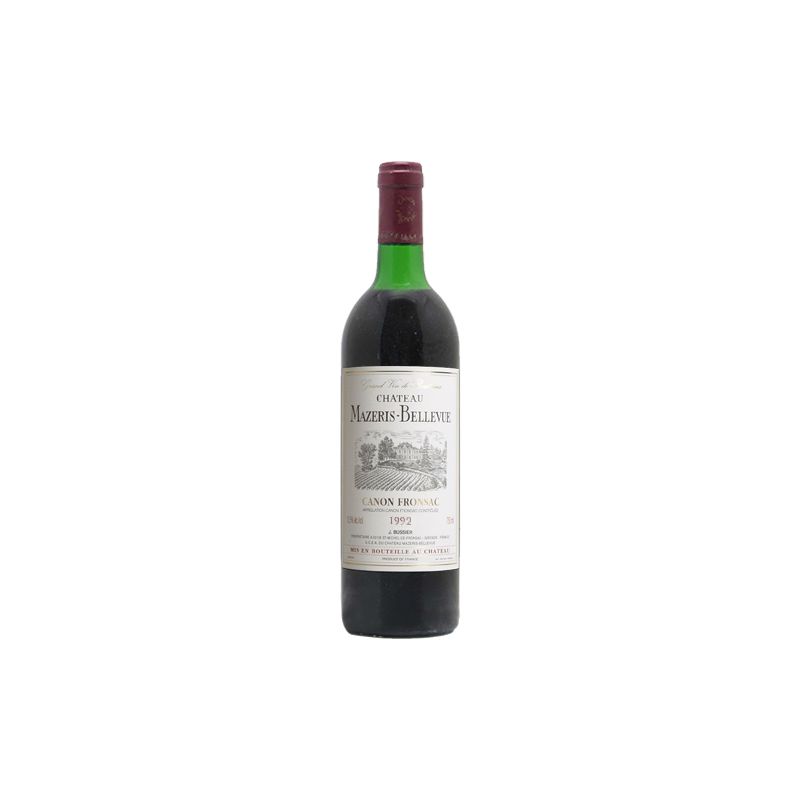 Château Mazeris Bellevue Canon Fronsac Rouge 1992