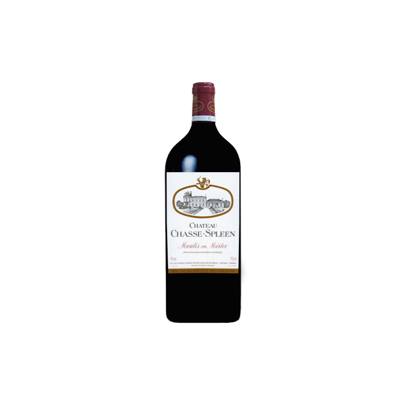 Château Chasse-Spleen Impériale 6 litres - Caisse Bois d'origine