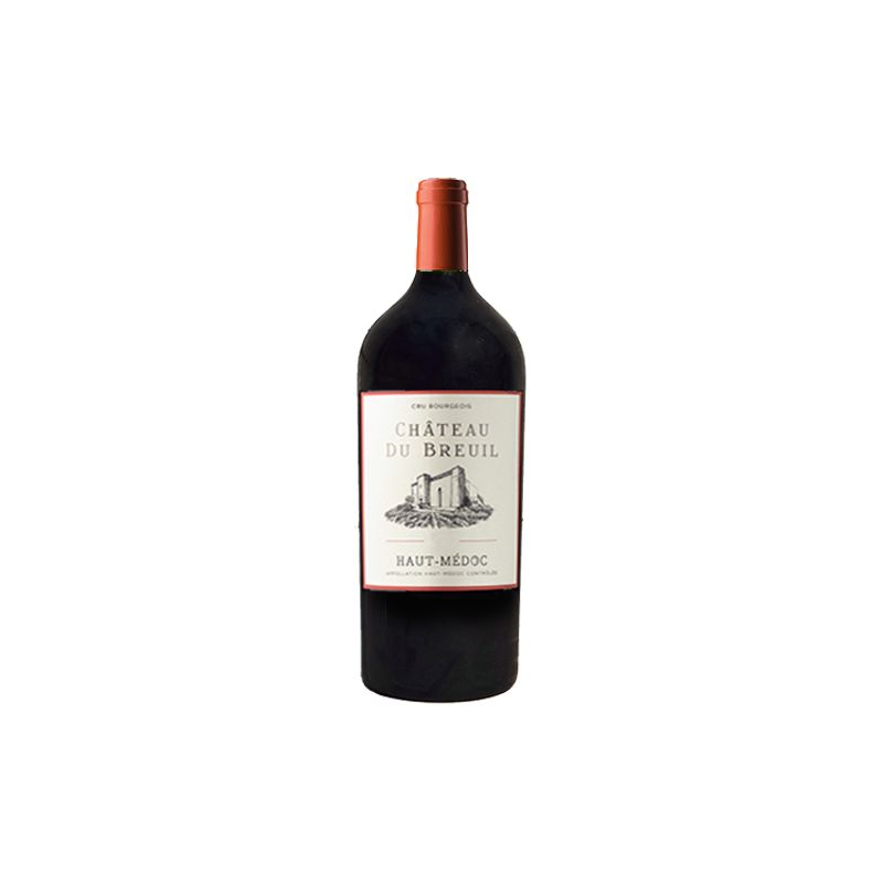 Château du Breuil Haut-Médoc Cru Bourgeois Impériale 6 litres - Caisse Bois d'Origine