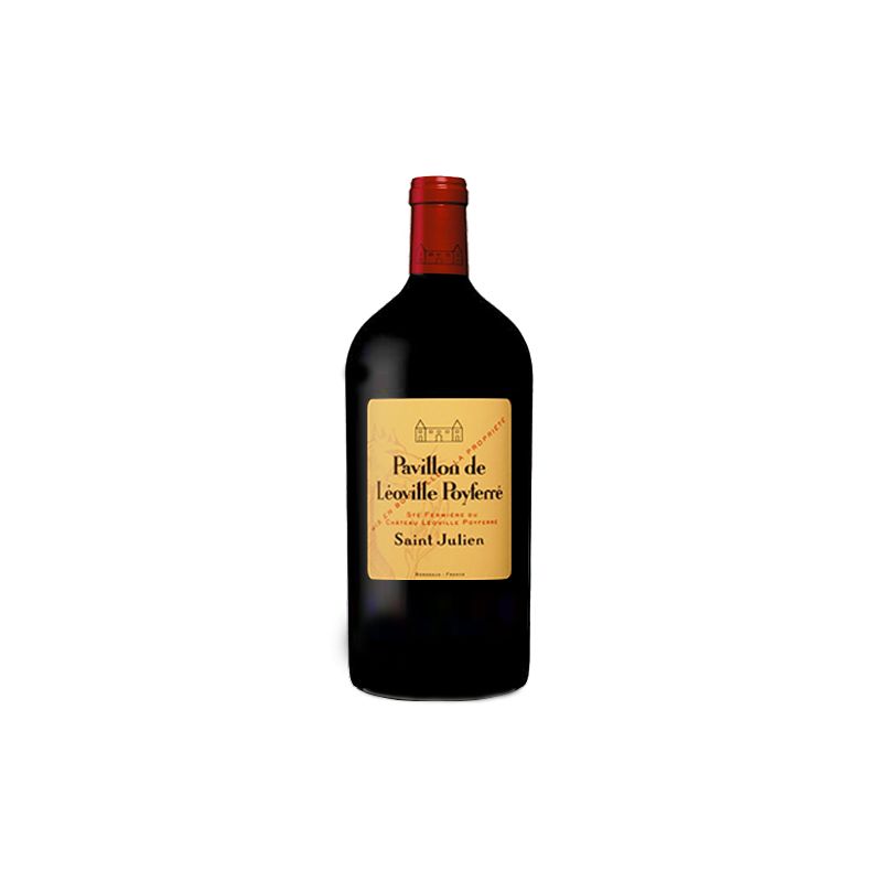 Pavillon de Léoville Poyferré Saint-Julien Red Double-Magnum 3 litres - Original wooden case
